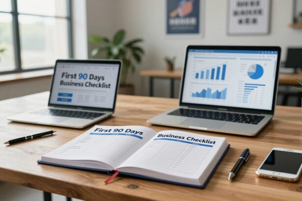 first 90 days of starting a business