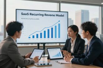 saas business model explained simply
