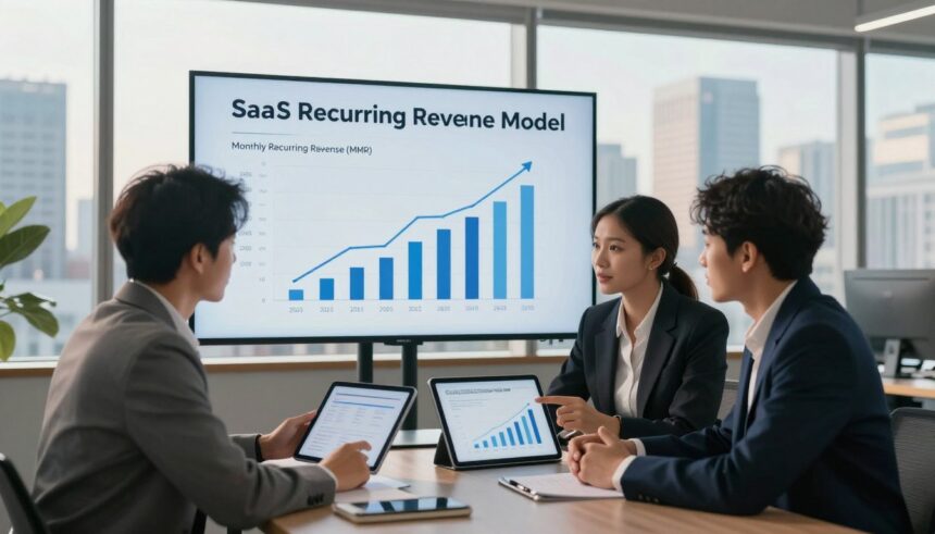 saas business model explained simply