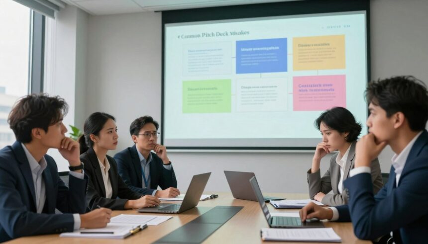 startup pitch deck common mistakes
